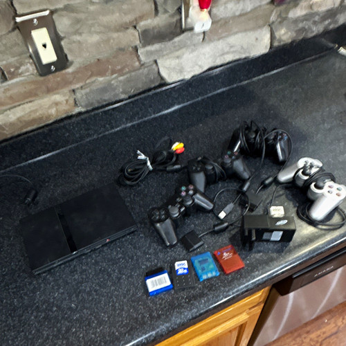 Sony playstation slim black - sony,