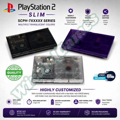 Ps2 sony playstation slim - 2,